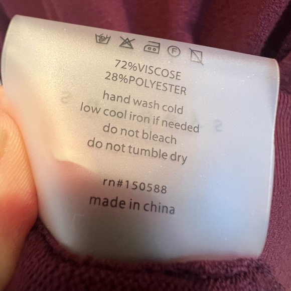 NWT new medium Anthropologie sundays Andes sweater dress burgundy mock neck - Picture 9 of 16